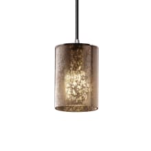 Fusion Single Light 4" Wide Mini Pendant with Artisan Glass Shade