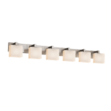 Fusion 55.5" Modular 6 Light Vanity Light