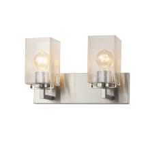 Fusion 2 Light 15" Wide Bathroom Vanity Light