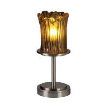 Dakota Single Light Short Table Lamp from the Veneto Luce Collection