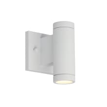 Portico 2 Light 7" Tall LED Outdoor Wall Sconce