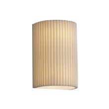 Small Cylinder Open Top and Bottom Wall Sconce from the Porcelina Collection