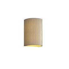 Medium Cylinder Open Top and Bottom Wall Sconce from the Porcelina Collection