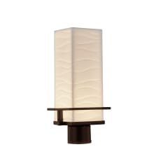 Porcelina 16" Tall LED Outdoor Single Head Post Light
