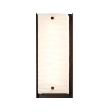 Porcelina 2 Light 24" Tall LED Outdoor Wall Sconce