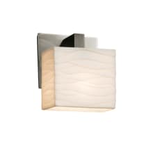 Porcelina 7" Tall Bathroom Sconce