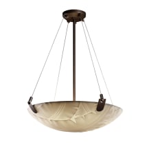 Porcelina 27" Wide Integrated 3000K LED Pendant with Faux Porcelain Resin Shade