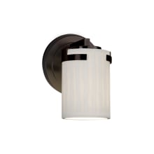 Limoges Single Light 5" Wide Integrated 3000K LED Bathroom Sconce with Waterfall Translucent Porcelain Shade