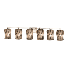 Tetra 6 Light 49" Wide Bathroom Vanity Light
