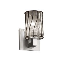 Wire Glass 4.75" Bathroom Sconce