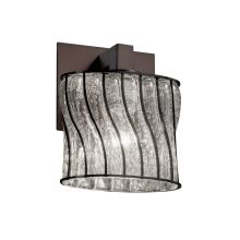 Wire Glass 6.5" ADA Compliant Bathroom Sconce