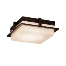 Avalon Single Light 10" Wide Integrated LED Flush Mount Square Ceiling Fixture with Opal Glass Shade