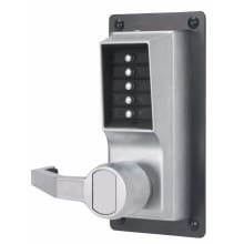 Right Handed Mechanical Combination Exit Trim Lock with Lever from the Simplex LP1000 Series
