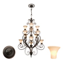 Additional Finish and Shade Options for Mirabelle 12 Light Chandelier