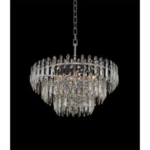 Pandoro 21" Wide Waterfall Chandelier with Firenze Crystal