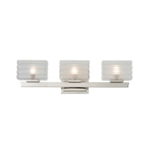 Victoria 3 Light 23" Wide LED Bathroom Vanity Light