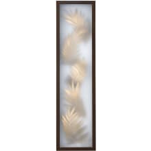 Folium 34" Tall LED Outdoor Wall Sconce with Glass Shade
