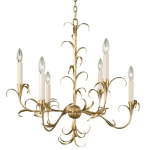 Ainsley 6 Light 26" Wide Taper Candle Chandelier