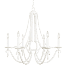 Acadia 6 Light 28" Wide Taper Candle Chandelier
