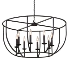 Newhall 8 Light 32" Wide Taper Candle Chandelier