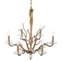 Venus 6 Light 26" Wide Crystal Candle Style Chandelier