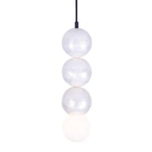 Pearls 17" Tall Mini Pendant with Capiz Shells