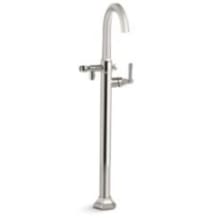 For Town Floor Mounted Tub Filler with Built-In Diverter