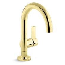 One 1.2 GPM Single Hole Bathroom Faucet with Pop-Up Drain Assembly