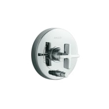 One Single Function Pressure Balance Valve Trim with Diverter Cross Handle - Less Rough In