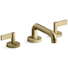 One 1.2 GPM Widespread Bathroom Faucet, Lever Handles