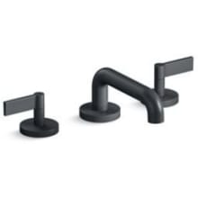 One 1.2 GPM Widespread Bathroom Faucet, Lever Handles