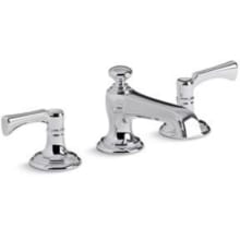 Bellis 1.2 GPM Widespread Bathroom Faucet with Traditional Spout, Lever Handles, and Pop-Up Drain Assembly