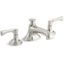 Bellis 1.2 GPM Widespread Bathroom Faucet with Noble Spout, Lever Handles, and Pop-Up Drain Assembly