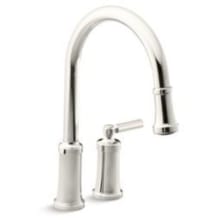 Quincy 1.8 GPM Single Hole Pull Down Kitchen Faucet