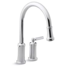 Quincy 1.8 GPM Single Hole Pull Down Kitchen Faucet