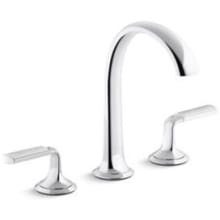 Script 1.2 GPM Widespread Bathroom Faucet with Frost Wave Lever Handles