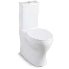 Plie 1.6 GPF or 1.0 GPF Dual Flush Two-Piece Elongated Chair Height Toilet Seat