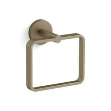 One 5-1/2" Wall Mounted Towel Ring