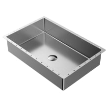 Cinox 21-5/8" Rectangular Stainless Steel Undermount Bathroom Sink