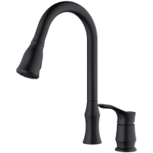 Hillwood 1.8 GPM Single Hole Pull Down Kitchen Faucet