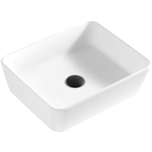 Quattro Matte 18" Rectangular Acrylic Vessel Bathroom Sink