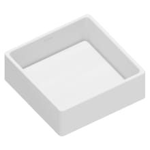 Quattro 14-1/2" Square Acrylic Vessel Bathroom Sink