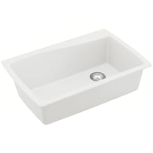 Quartz QT 34" Drop In Single Basin Quartz Composite Kitchen Sink