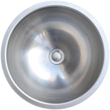 U Series 14-1/2" Circular Stainless Steel Undermount Bathroom Sink