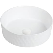 Valera 14-1/4" Circular Vitreous China Vessel Bathroom Sink