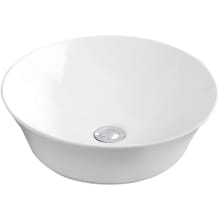 Valera 16-1/2" Circular Vitreous China Vessel Bathroom Sink