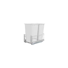 52 QT Pull Out Double Trash Can Kit