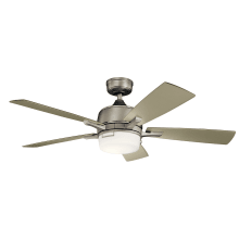 Leeds 52" Indoor Ceiling Fan with Blades, LED Light and Wall Control