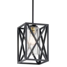 Moorgate Single Light 8" Wide Mini Pendant with Clear Glass Shade