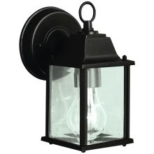 Barrie 9" Outdoor Wall Light with Beveled Glass Panels